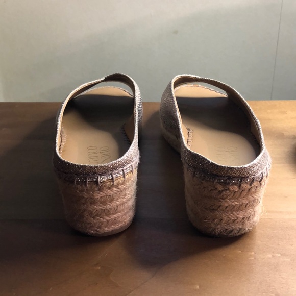 Franco Sarto, size 7.5 Peep Toe Espadrille Mule - Picture 3 of 3
